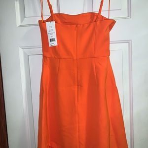 French Connection Brand, Size 0, Neon Orange -Brand New with Tag- Dress